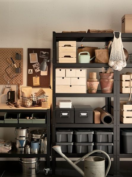 IKEA Полка, черный BROR, 005.122.89 00512289 фото