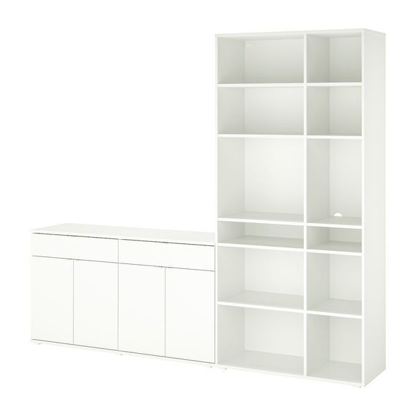 IKEA Книжный шкаф, белый VIHALS, 394.406.11 39440611 фото