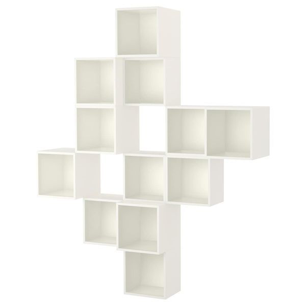 IKEA Навісна шафа комбінована, біла EKET, 591.890.33 59189033 фото