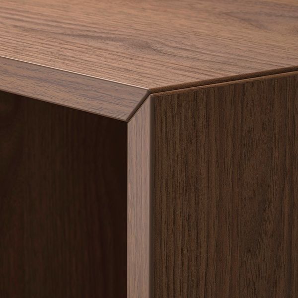 IKEA Комбінація навісної шафи, білий/горіх EKET, 094.903.20 09490320 фото
