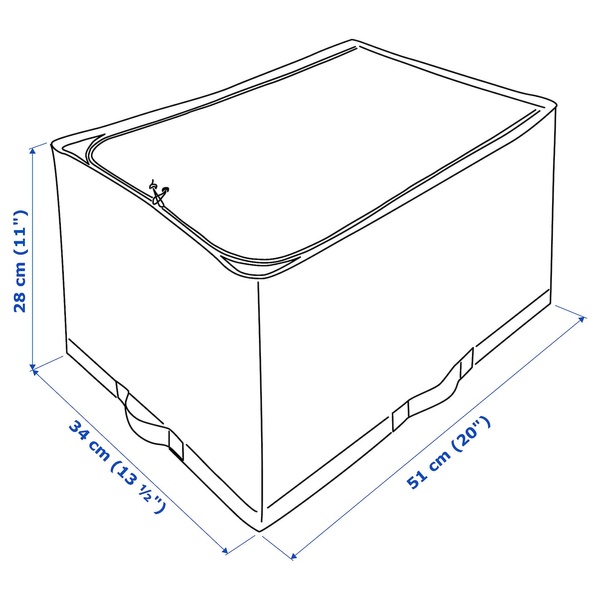 IKEA STUK (ІKEA Стук), Сумка, біла/сіра, 34x51x28 см, 403.096.86 40309686 фото