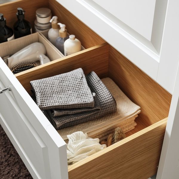 IKEA Шкаф под умывальник с ящиками, белый T&Auml;NNFORSEN, 005.351.15 00535115 фото
