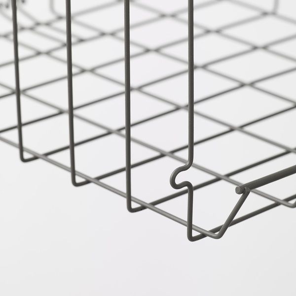 IKEA Корзина с зажимом, серо-коричневый OBSERVAT&Ouml;R, 203.124.92 20312492 фото
