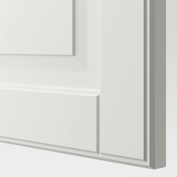 IKEA BESTA (ІKEA БЕСТА), Комбинация с дверцами, белый/Смевикен/Каббарп белый прозрачное стекло, 180х42х112 см, 293.843.47 29384347 фото