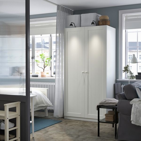 IKEA Гардероб комбінований білий/білий PAX / GULLABERG, 295.629.81 29562981 фото