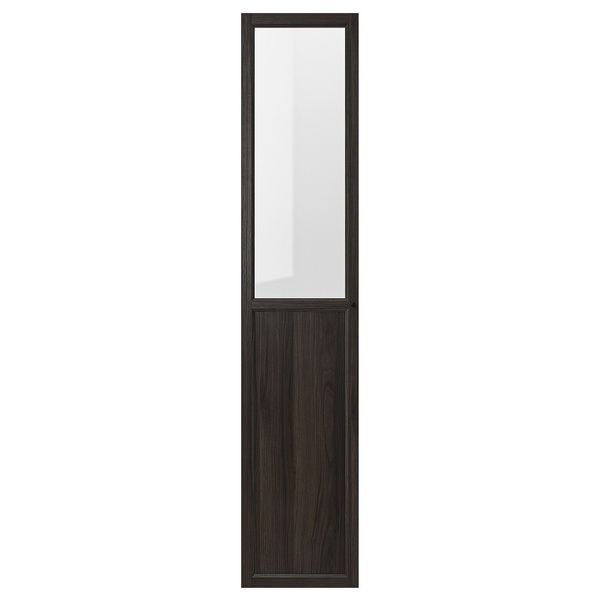IKEA Дверь панель/стекло, имитация темно-коричневого цвета. дуб OXBERG, 404.929.01 40492901 фото