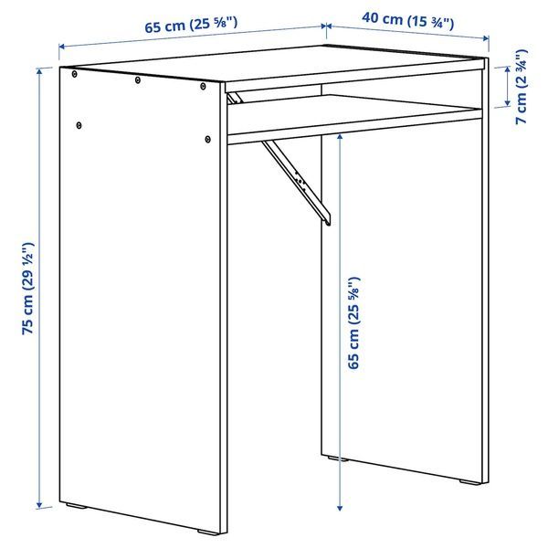 IKEA Письменный стол, белый TORALD, 904.939.55 90493955 фото