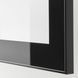 IKEA Стеклянная дверь, черное/прозрачное стекло GLASSVIK, 302.916.58 30291658 фото 1