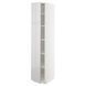 IKEA Высокий шкаф/полки, белый/Рингхульт светло-серый METOD, 094.591.74 09459174 фото 2