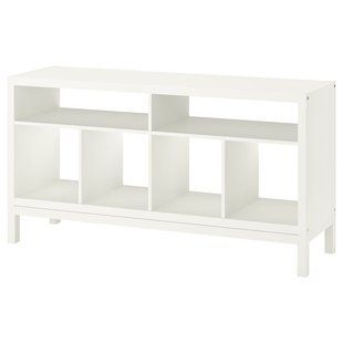 IKEA Тумба под телевизор с подставкой, белый KALLAX, 995.521.77 99552177 фото