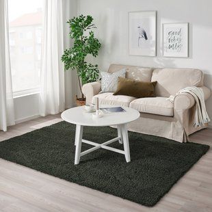 IKEA Килим з довгим ворсом, темно-зелений VINDEB&Auml;K, 805.078.92 80507892 фото