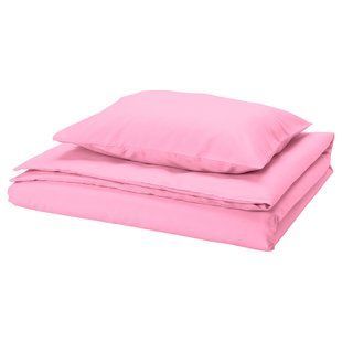 IKEA Підодіяльник і наволочка світло-рожевого кольору PILTANDVINGE, 005.791.47 00579147 фото