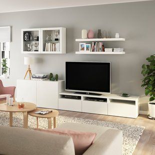 IKEA Подставка под телевизор, белая. BEST&Aring; / LACK, 993.986.90 99398690 фото