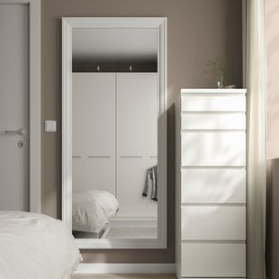 IKEA TOFTBYN (ІKEA ТОФТБИН), Дзеркало, біле, 75х165 см, 504.591.47 50459147 фото