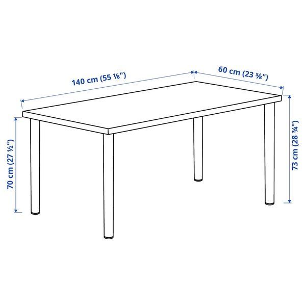 IKEA Письменный стол, белый LAGKAPTEN / ADILS, 594.171.53 59417153 фото