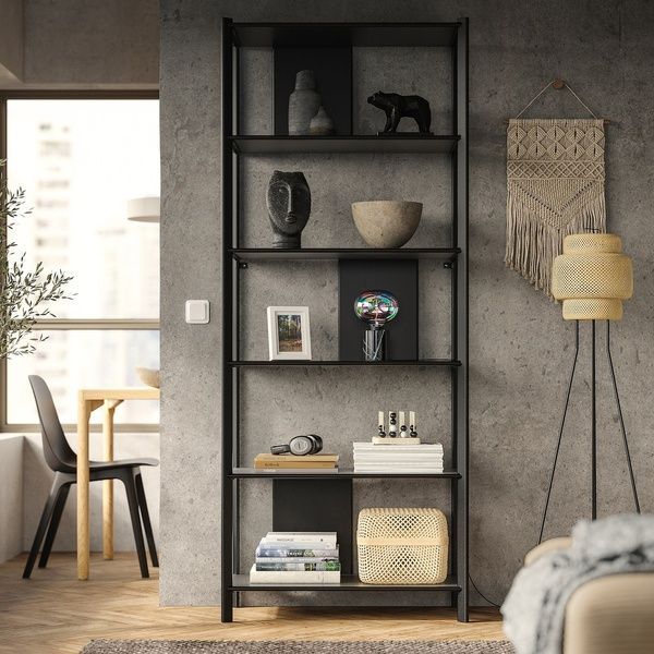 IKEA Книжный шкаф, черный J&Auml;TTESTA, 805.129.59 80512959 фото