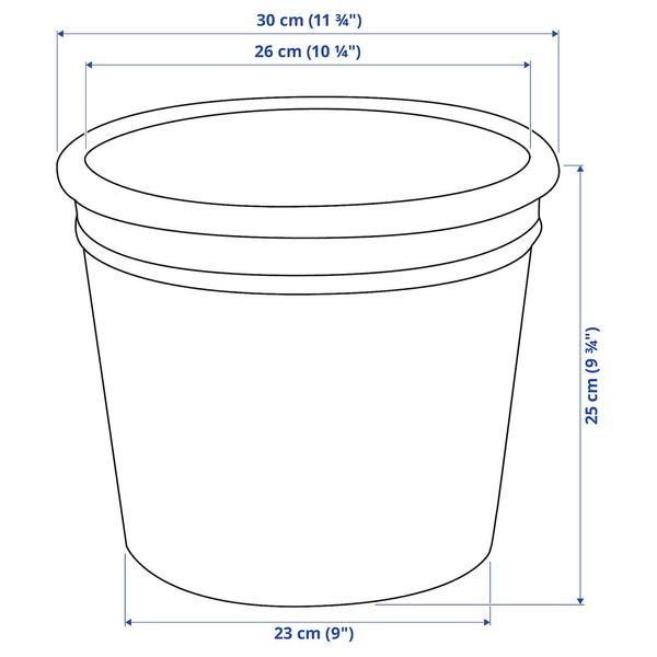 IKEA Вазон, відкритий тик CURRYBLAD, 205.607.50 20560750 фото