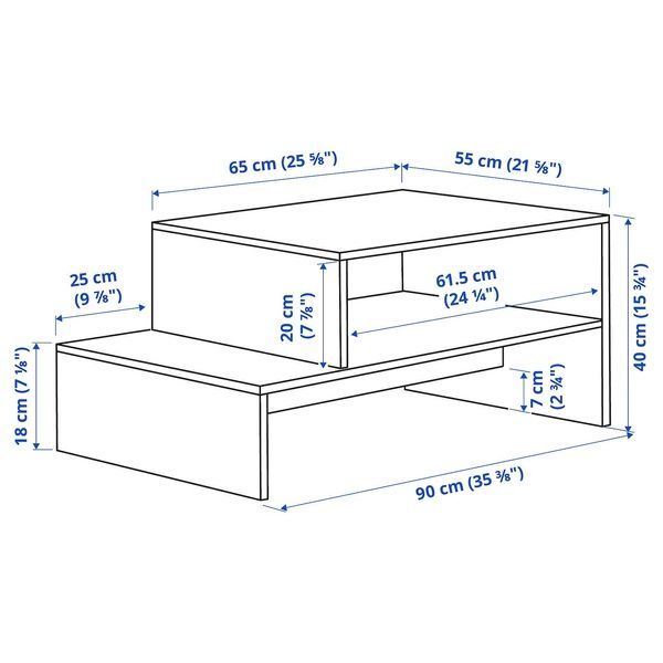 IKEA Журнальный столик, имитация. дуб HOLMERUD, 905.407.06 90540706 фото