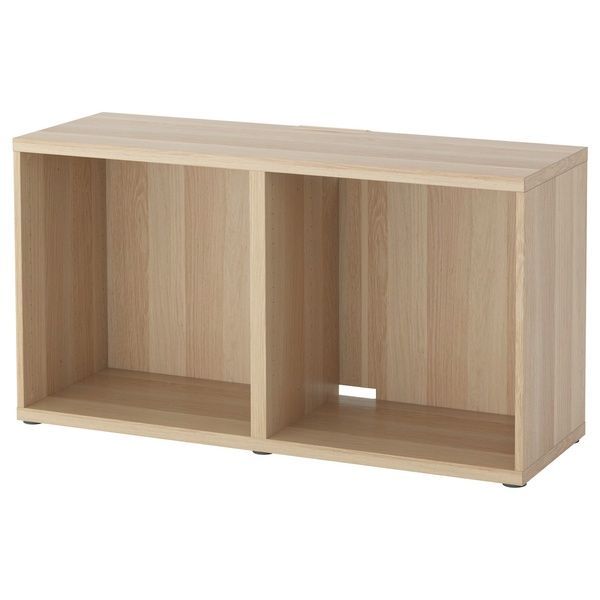 IKEA Тумба під телевізор, дуб білий морений BEST&Aring;, 302.998.95 30299895 фото