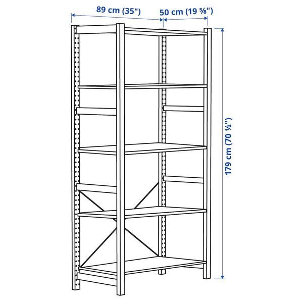 IKEA Книжный шкаф, сосна IVAR, 394.070.70 39407070 фото