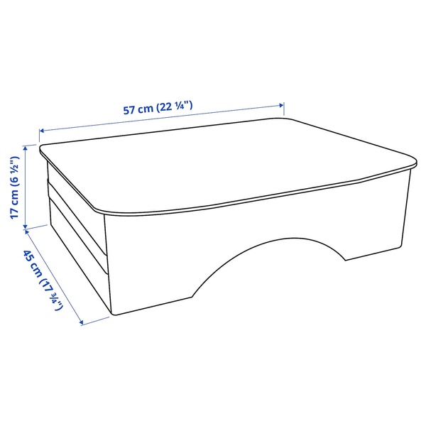 IKEA STRANDON (ІKEA СТРАНДОН), Стіл з підносом, для дому/саду, блідо-зелений, 57x45 см, 305.227.67 30522767 фото