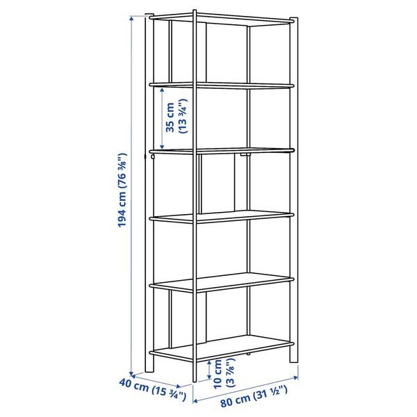 IKEA Книжный шкаф, черный J&Auml;TTESTA, 805.129.59 80512959 фото