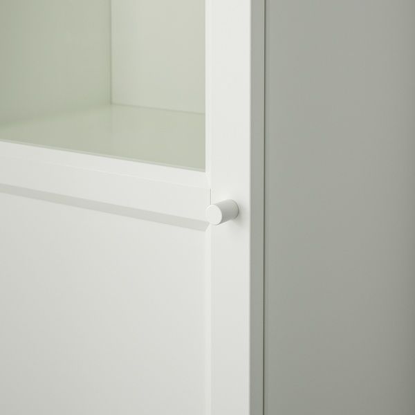 IKEA BILLY (ИКЕА БИЛЛИ), Книжный шкаф, верх/столешница, стекло, белый, стекло, 40x42x237 см, 893.988.60 89398860 фото