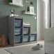 IKEA Полка с контейнерами, серый/серо-синий TROFAST, 395.268.41 39526841 фото 1