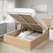 IKEA Кровать с ящиком для хранения, дубовый шпон, беленый MALM, 004.126.85 00412685 фото 5