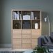 IKEA Стеллаж с 6 вставками, дуб беленый KALLAX, 592.782.65 59278265 фото 5