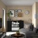 IKEA Комбинация стеллажей с дверцами, имитация черного цвета. дуб BILLY / OXBERG, 794.835.90 79483590 фото 1