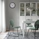 IKEA Стілець, чорний/Хакебо сіро-зелений M&Aring;NHULT, 005.470.57 00547057 фото 1