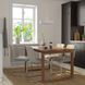 IKEA Стіл та 4 стільці, дубовий шпон, коричнева морилка/Viarp бежевий/коричневий M&Ouml;RBYL&Aring;NGA / LUSTEBO, 695.235.20 69523520 фото 1