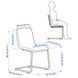 IKEA Стіл та 4 стільці, дубовий шпон, коричнева морилка/Viarp бежевий/коричневий M&Ouml;RBYL&Aring;NGA / LUSTEBO, 695.235.20 69523520 фото 4