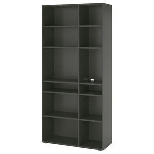 IKEA Книжкова шафа на 10 полиць, темно-сіра VIHALS, 505.429.05 50542905 фото