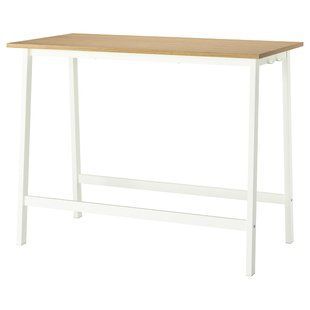 IKEA Конференц-стіл, шпон дуб/білий MITTZON, 395.330.64 39533064 фото
