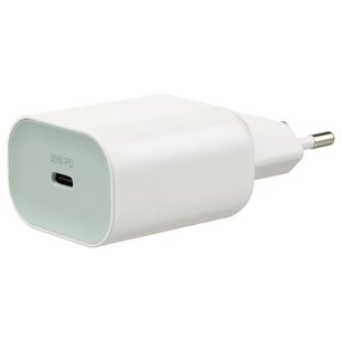 IKEA Зарядний пристрій 1 порт USB 30 Вт, з функцією швидкої зарядки SJÖSS, 005.800.37 00580037 фото