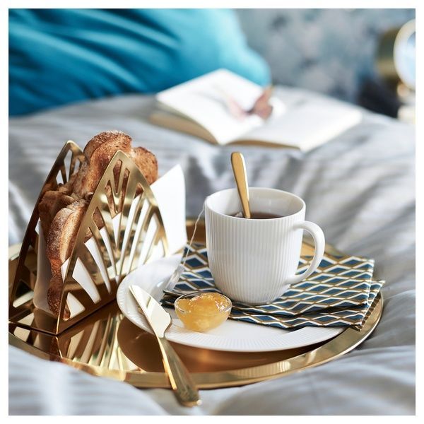IKEA Поднос, цвет латуни GLATTIS, 703.501.13 70350113 фото