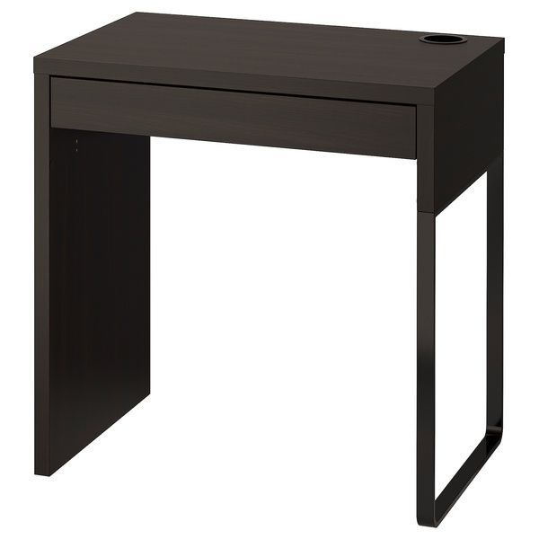 IKEA Письменный стол, черно-коричневый MICKE, 202.447.47 20244747 фото
