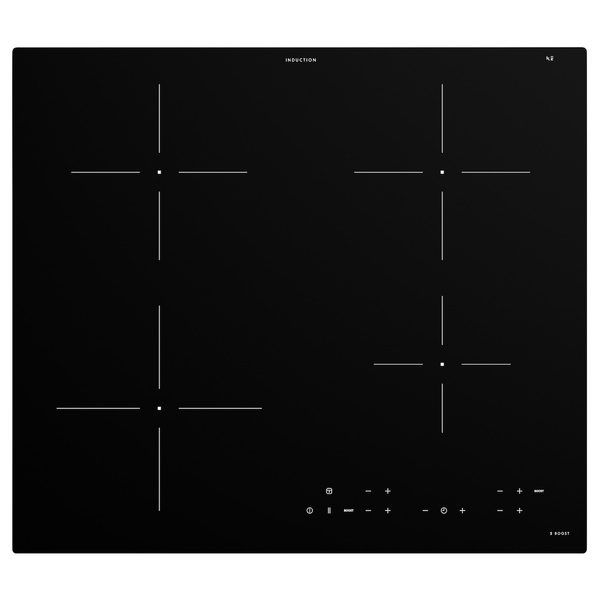 IKEA MATMASSIG (ИКЕА МАТМЕССИГ), Индукционная плита, ИКЕА 300 черный, 59 см, 104.670.93 10467093 фото