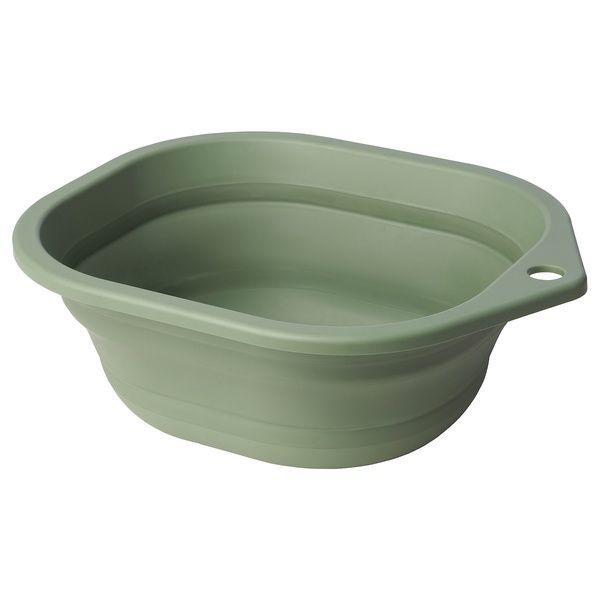 IKEA Миска для білизни, складна/зелена PEPPRIG, 705.729.63 70572963 фото