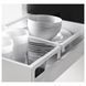IKEA Висока шафа з висувними ящиками, білий/сірий Bodbyn METOD / MAXIMERA, 393.600.44 39360044 фото 7