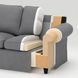 IKEA 4-х місний кутовий диван Хакебо темно-сірий EKTORP, 095.089.85 09508985 фото 5
