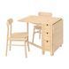 IKEA Стол и 2 стула, берёза/берёза NORDEN / R&Ouml;NNINGE, 994.426.07 99442607 фото 3