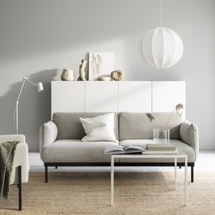 IKEA APPLARYD (ІKEA АППЛАРИД), Диван 2-місний, Лейден світло-сірий, 805.062.27 80506227 фото