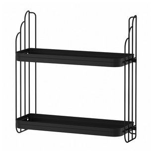 IKEA Полка настенная, черный APOTEKARE, 005.501.96 00550196 фото