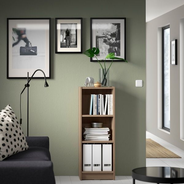 IKEA Книжный шкаф, имитация. дуб BILLY, 204.773.79 20477379 фото
