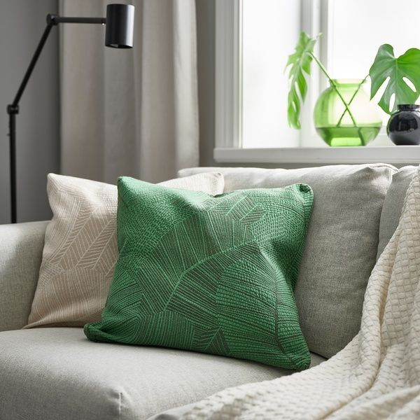 IKEA Наволочка зелена J&Auml;TTEGRAN, 605.722.61 60572261 фото