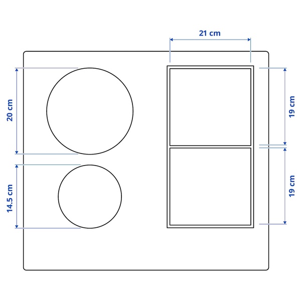 IKEA KOLSTAN (ИКЕА КОЛСТАН), Индукционная плита, ИКЕА 500 белая, 58 см, 105.594.60 10559460 фото