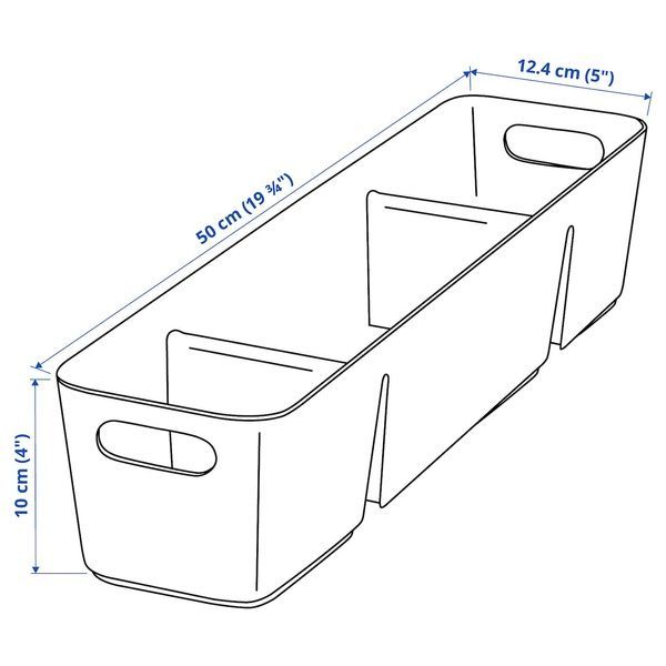 IKEA Коробка, антрацит UPPDATERA, 505.807.99 50580799 фото